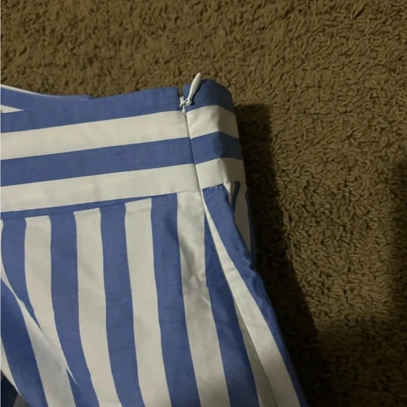 ⛱️🌊Sezane FAUSTO TROUSERS Blue and White Striped Pants - Picture 8 of 10